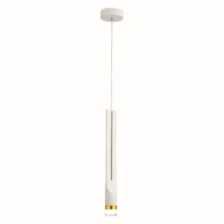 NETTO ΦΩΤΙΣΤΙΚΟ ΚΡΕΜΑΣΤΟ ΛΕΥΚΟ ΜΑΤ ΜΕΤΑΛΛΙΚΟ LED 5W 3000K 300Lm IP20 Φ100Χ2270mm