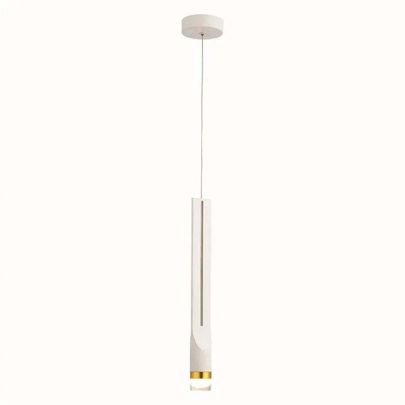 NETTO ΦΩΤΙΣΤΙΚΟ ΚΡΕΜΑΣΤΟ ΛΕΥΚΟ ΜΑΤ ΜΕΤΑΛΛΙΚΟ LED 5W 3000K 300Lm IP20 Φ100Χ2270mm