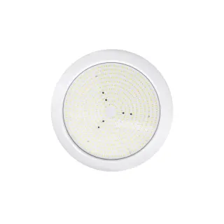 LED ΦΩΤΙΣΤΙΚΟ ΠΛΑΣΤΙΚΟ ΠΙΣΙΝΑΣ 12V DC 20W 6000K 2200LM 110° IP68 Φ210Χ20mm ΛΕΥΚΟ