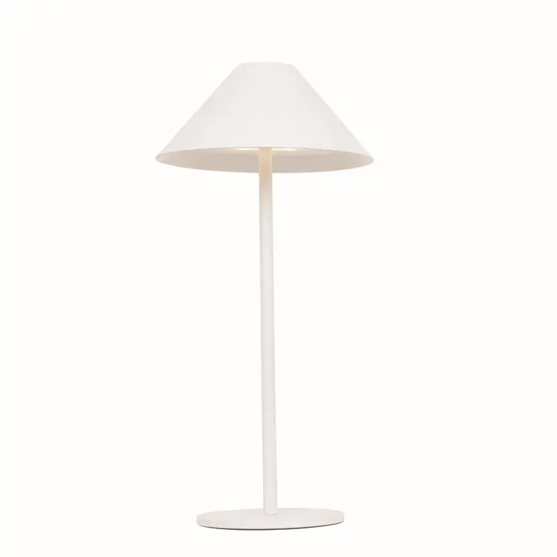LED SMD TABLE BATTERY LUMINAIRE 3W 140LM 3.000K MATT WHITE 270° CRI80 IP54