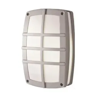 CUBE II – ΑΠΛΙΚΑ ΕΞΩΤΕΡΙΚΟΥ ΧΩΡΟΥ ΑΛΟΥΜΙΝΙΟ ΓΚΡΙ ΣΥΜΒΑΤΙΚΟ 2xE27 IP54 290x90x180mm
