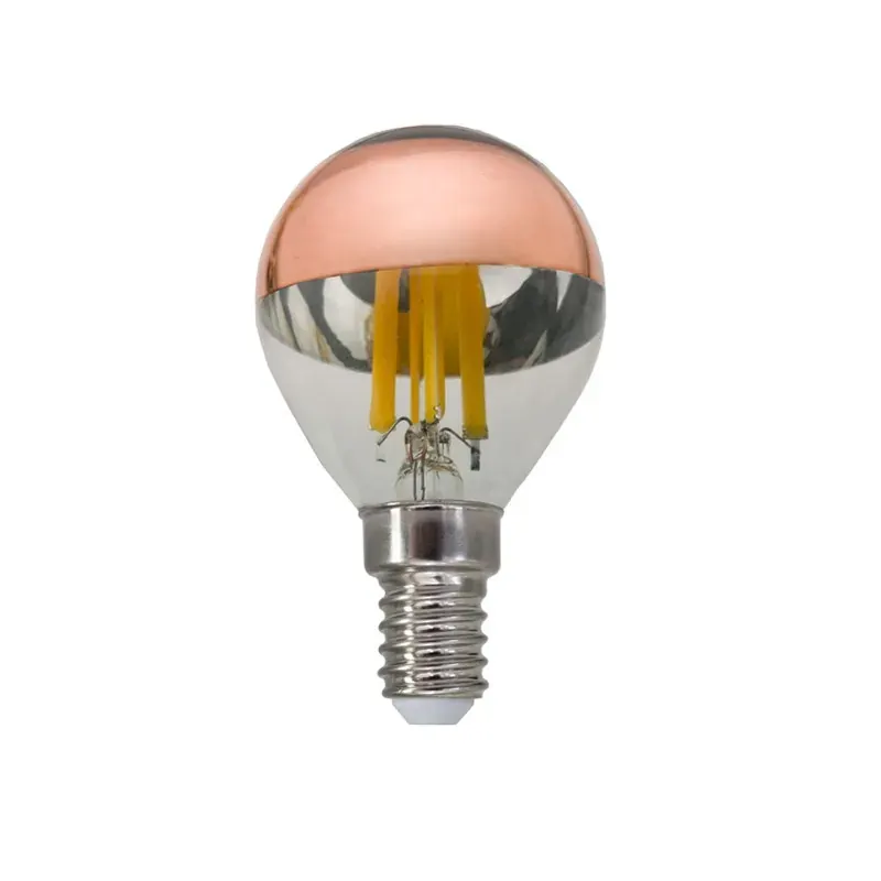 FILAMENT LED 1xE14 DIM 1xG45 ΡΟΖ ΧΡΥΣΟ 5W 2700K 230V AC 620LM RA80 30000HRS 180°