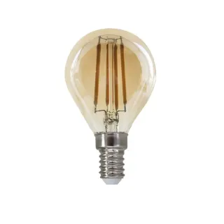 FILAMENT LED ΚΕΧΡΙΜΠΑΡΙ STEP-DIM 4W ΚΕΧΡΙΜΠΑΡΙ 2700K 230V AC 500LM RA80 30000HRS 360° 1xE14
