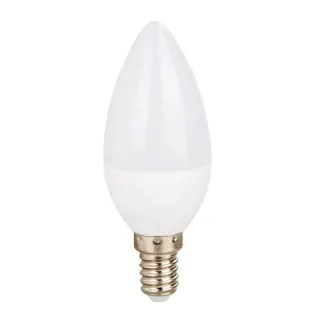 LED SMD C37 5W 3000K 230V AC 440LM RA80 30000HRS 200° 1xE14