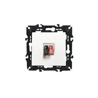 PRIME ΠΡΙΖΑ ΗΧΕΙΩΝ MONH ΜΕ ΚΛΙΠ ΠΛΑΣΤΙΚΗ ΛΕΥΚΗ 36-230VAC IP20