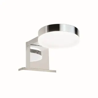 NETTO ΦΩΤΙΣΤΙΚΟ ΕΠΙΤΟΙΧΟ ΧΡΩΜΙΟ ΜΕΤΑΛΛΙΚΟ LED 5W 3000K 330Lm IP44 145X65MM