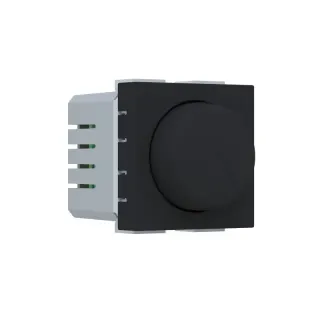 MODYS ΠΕΡΙΣΤΡΟΦΙΚΟ ΑΛΕΡΕΤΟΥΡ DIMMER LED 7-110W 2M 250VAC IP20 ΜΑΥΡΟ ΜΑΤ