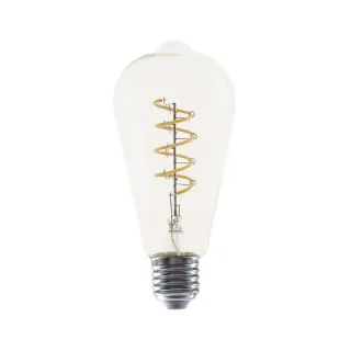 FILAMENT LED DIM ST64 4W ΣΠΙΡΑΛ 1800K 230V AC 300LM RA80 30000HRS 360° 1xE27