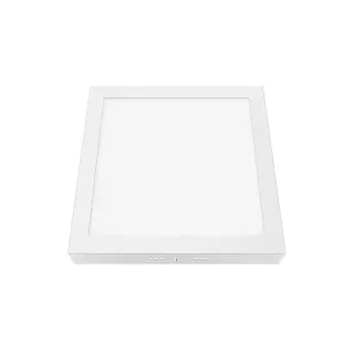 LED SLIM PANEL WHITE SQUARE CEIL.18W 3000K 1650LM 208mm 230V AC Ra80