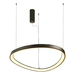 HARMONY-ΦΩΤΙΣΤΙΚΟ ΚΡΕΜΑΣΤΟ ΜΑΥΡΟ ΜΑΤ ΑΛΟΥΜΙΝΙΟΥ LED SMD 33W CCT 3000LM IP20 Φ400Χ1200ΜΜ