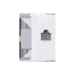 MODYS ΠΡΙΖΑ ΔΙΚΤΥΟΥ ΛΕΥΚΗ RJ45 CAT.6 IP20 ΜΕ ΘΩΡΑΚΙΣΗ