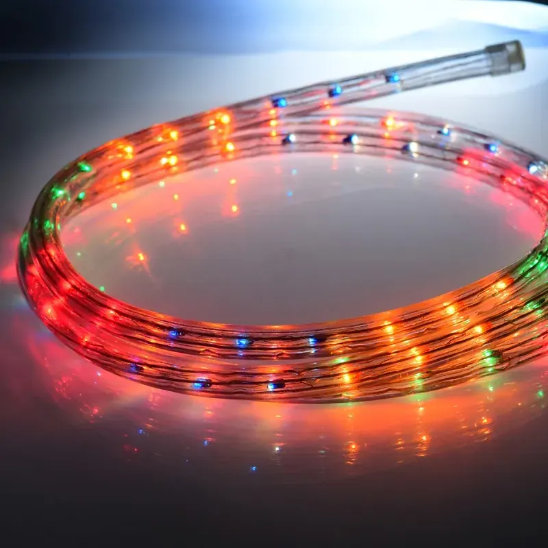 ΦΩΤΟΣΩΛΗΝΑΣ ΔΙΚΑΝΑΛΟΣ LED ΠΟΛΥΧΡΟΜΟΣ 36L/m 50m ΚΟΠΗ ΑΝΑ 2m IP44 & 3 ΣΕΤ ΕΞΑΡΤΗΜΑΤΑ