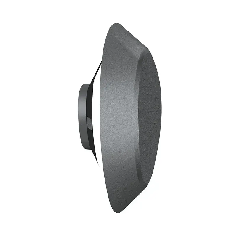 LED SMD WALL LUMINAIRE 7W 520LM 330° 230V AC 3.000K DARK GREY CRI80 IP54 30.000HRS