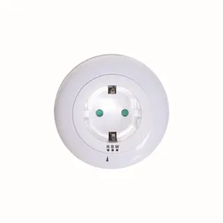 LED ΛΑΜΠΑΚΙ ΝΥΚΤΟΣ 0,5W ΜΕ ΠΡΙΖΑ ΣΟΥΚΟ,ΑΙΣΘΗΤΗΡΑ,ΛΕΥΚΟ/ΜΠΛΕ/ΚΟΚΚΙΝΟ ΦΩΣ,ΛΕΥΚΟ ΠΛΑΣΤΙΚΟ 230V IP20