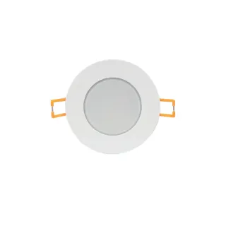 LED ΣΠΟΤ ΛΕΥΚΟ ΣΤΡΟΓΓΥΛΟ 230V AC 8W 3.000K 640LM 120° IP65 Ra80