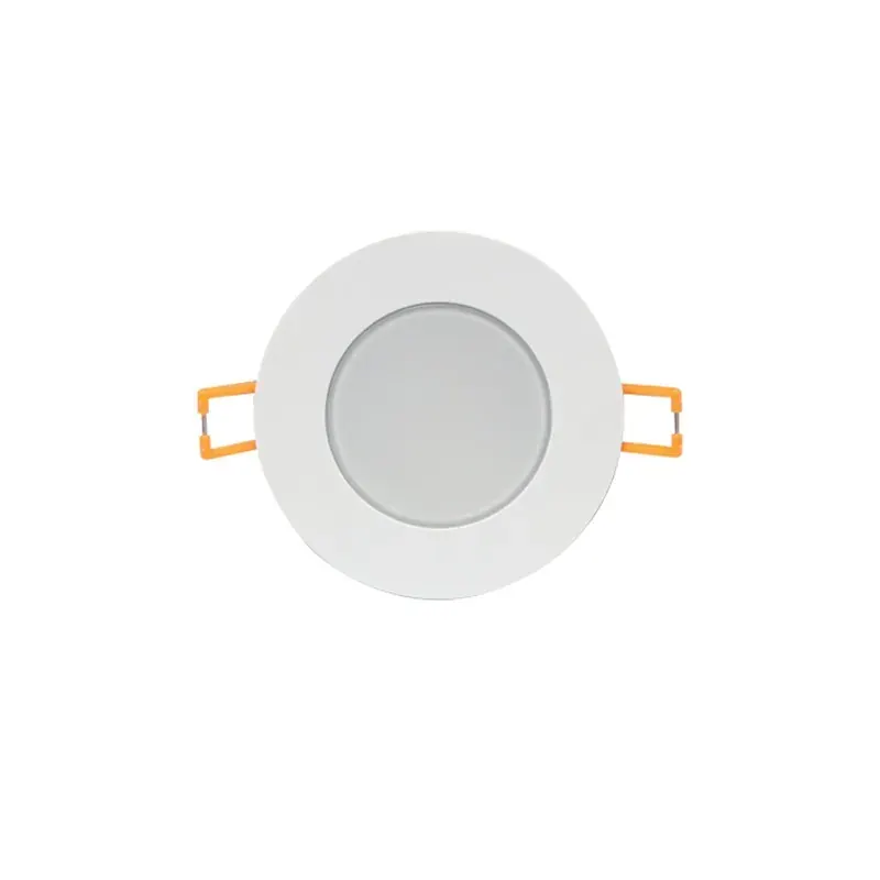 LED ΣΠΟΤ ΛΕΥΚΟ ΣΤΡΟΓΓΥΛΟ 230V AC 8W 3.000K 640LM 120° IP65 Ra80