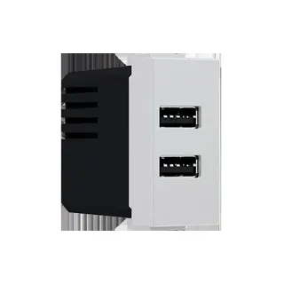 MODYS ΠΡΙΖΑ ΤΡΟΦΟΔΟΣΙΑΣ ΙΒΟΥΑΡ USB ΦΟΡΤΙΣΤΗΣ 2XUSB 5VDC 2X1.2A IP20