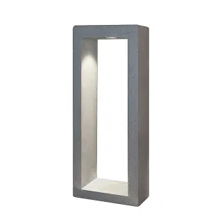 ΦΩΤΙΣΤΙΚΟ ΚΗΠΟΥ LED 5W 130LM 230V AC 3000K RA80 IP65 30.000HRS ΜΑΥΡΟ ΤΣΙΜΕΝΤΟ
