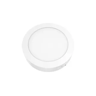 LED ΠΑΝΕΛ ΟΡΟΦΗΣ ΛΕΥΚΟ ΣΤΡΟΓΓΥΛΟ 230V AC 12W 6500K 1100LM Ra80 Φ160mm