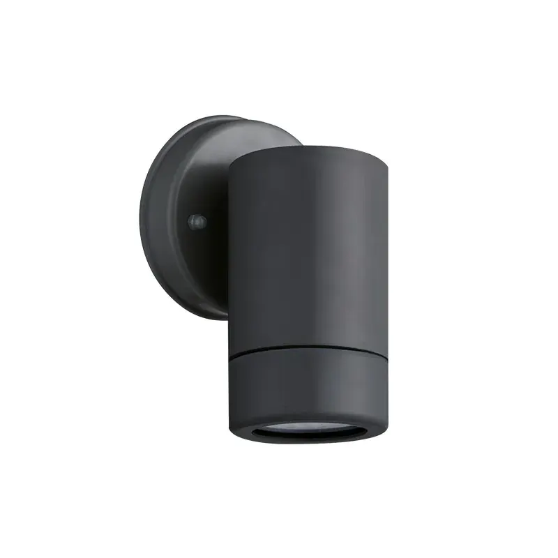 ΣΠΟΤ ΤΟΙΧΟΥ ΣΚΟΥΡΟ ΓΚΡΙ ΣΥΜΒΑΤΙΚΟ 1xGU10 & LED 3W IP65 60x80x125mm