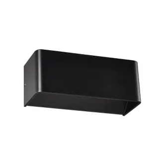 NEPHELE-ΦΩΤΙΣΤΙΚΟ ΕΠΙΤΟΙΧΟ ΜΑΥΡΟ ΜΑΤ ΜΕΤΑΛΛΙΚΟ LED COB 2X3W 3000K 560LM IP20 25X10X10CM