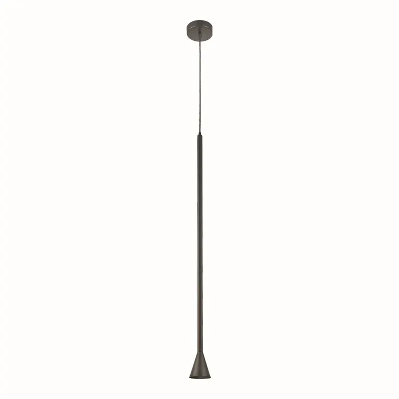 ΚΡΕΜΑΣΤΟ Φ/Σ 1ΧGU10 CLOUZOT ΜΑΥΡΟ ΜΕΤ/ΚΟ IP20 D7,5XD10XH190CM