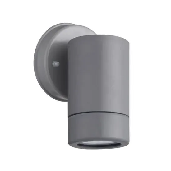 ΣΠΟΤ ΤΟΙΧΟΥ ΓΚΡΙ ΣΥΜΒΑΤΙΚΟ 1xGU10 & LED 3W IP65 60x80x125mm