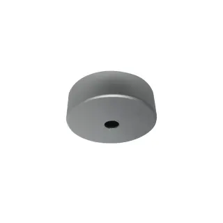 ΜΕΤΑΛΛΙΚΗ ΓΚΡΙ ΣΤΡΟΓΓΥΛΗ ΡΟΖΕΤΑ Φ80x30mm