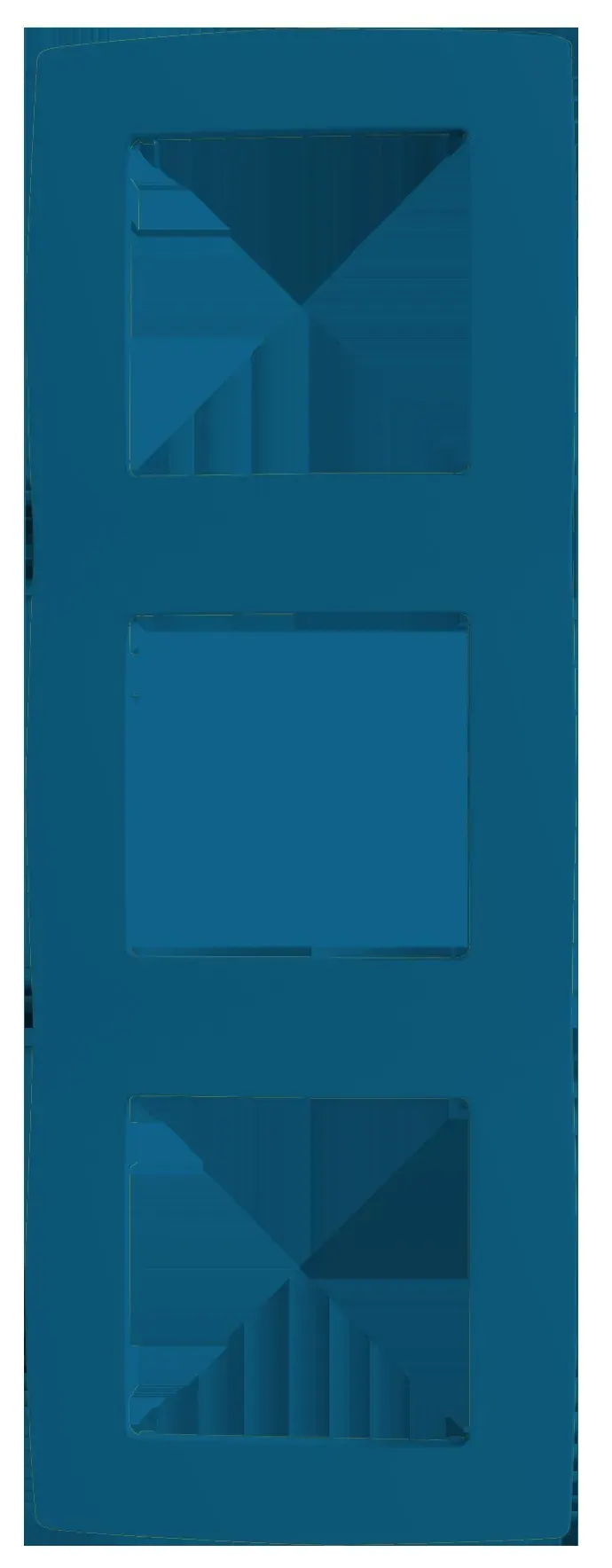 PRIME ΠΛΑΙΣΙΟ 3 ΘΕΣΕΩΝ ΓΑΛΑΖΙΟ IP20