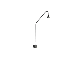 Επιτοίχιο Φωτιστικό LED ACA Esthetic OKN5012WBK Αμμώδες Μαύρο 5W 3000K 440lm