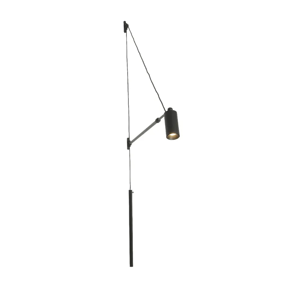 Επιτοίχιο Φωτιστικό LED ACA Bella OKN5014WBK Αμμώδες Μαύρο 6W 3000K 430lm