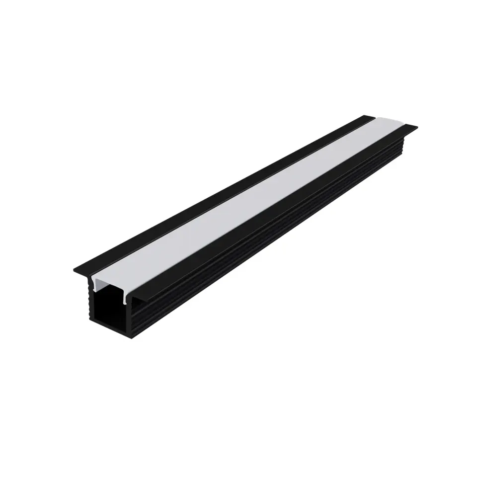 ERIN ΠΡΟΦΙΛ ΑΛΟΥΜΙΝΙΟΥ P189 ΜΑΥΡΟ ME ΟΠΑΛ PC ΚΑΛΥΜΜΑ 2m/pc
