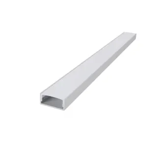 NORM ΠΡΟΦΙΛ ΑΛΟΥΜΙΝΙΟΥ ΛΕΥΚΟ ΜΕ ΟΠΑΛ ΚΑΛΛΥΜΑ 2m/pc