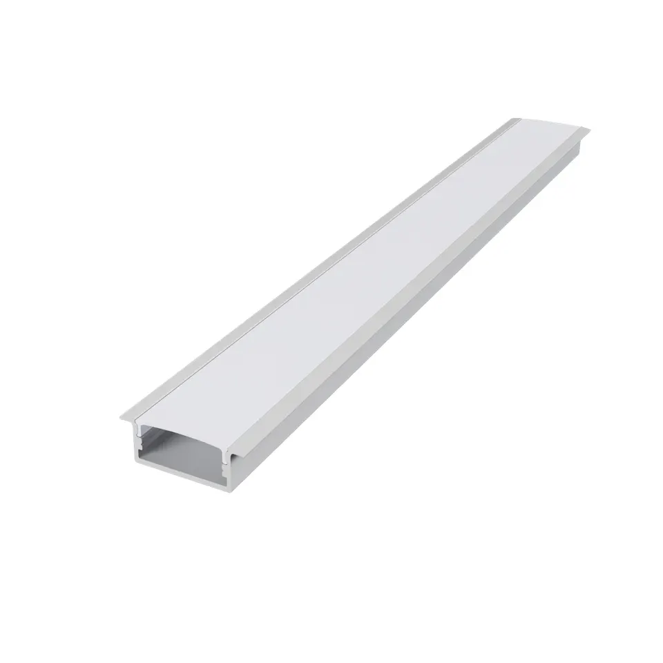 NORM ΠΡΟΦΙΛ ΑΛΟΥΜΙΝΙΟΥ ΛΕΥΚΟ ΜΕ ΟΠΑΛ ΚΑΛΥΜΑ 2m/pc