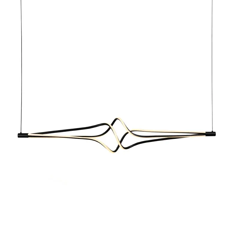 ΚΡΕΜΑΣΤΟ Φ/Σ LED 48W 3800LM CCT IP20 ΜΑΥΡΟ ΑΛΟΥΜΙΝΙΟ + ΑΚΡΥΛΙΚΟ