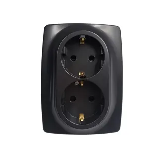 PRIME ΠΡΙΖΑ ΣΟΥΚΟ ΑΣΦΑΛΕΙΑΣMAT ΑΝΘΡΑΚΙ 2P+E 16A 250VAC IP20