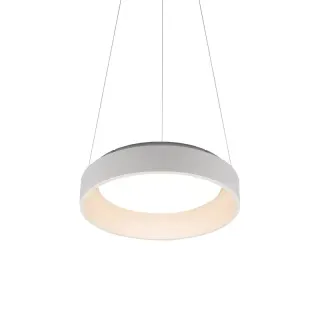 NETTO ΦΩΤΙΣΤΙΚΟ ΚΡΕΜΑΣΤΟ ΛΕΥΚΟ ΜΑΤ ΜΕΤΑΛΛΙΚΟ LED 34W 3000K 1700Lm IP20 Φ450Χ1200mm