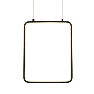 Κρεμαστό Φωτιστικό LED ACA Netto V30LEDP26BK Μαύρο Ματ 15W 3000K 1390lm