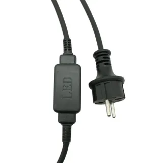 ΚΑΛΩΔΙΟ ΜΕ ΦΙΣ LED ΔΙΚΑΝΑΛΟΥ ΦΩΤΟΣΩΛΗΝΑ IP44 1.5m