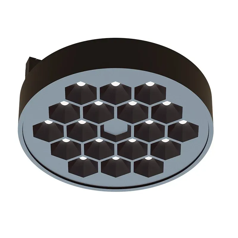 ΜΙΝΙ ΜΑΥΡΟ ΜΑΓΝΗΤΙΚΟ ΣΠΟΤ 24V DC 10W 4000K 690LM 50° Ra90 5YRS Φ97*32ΜΜ
