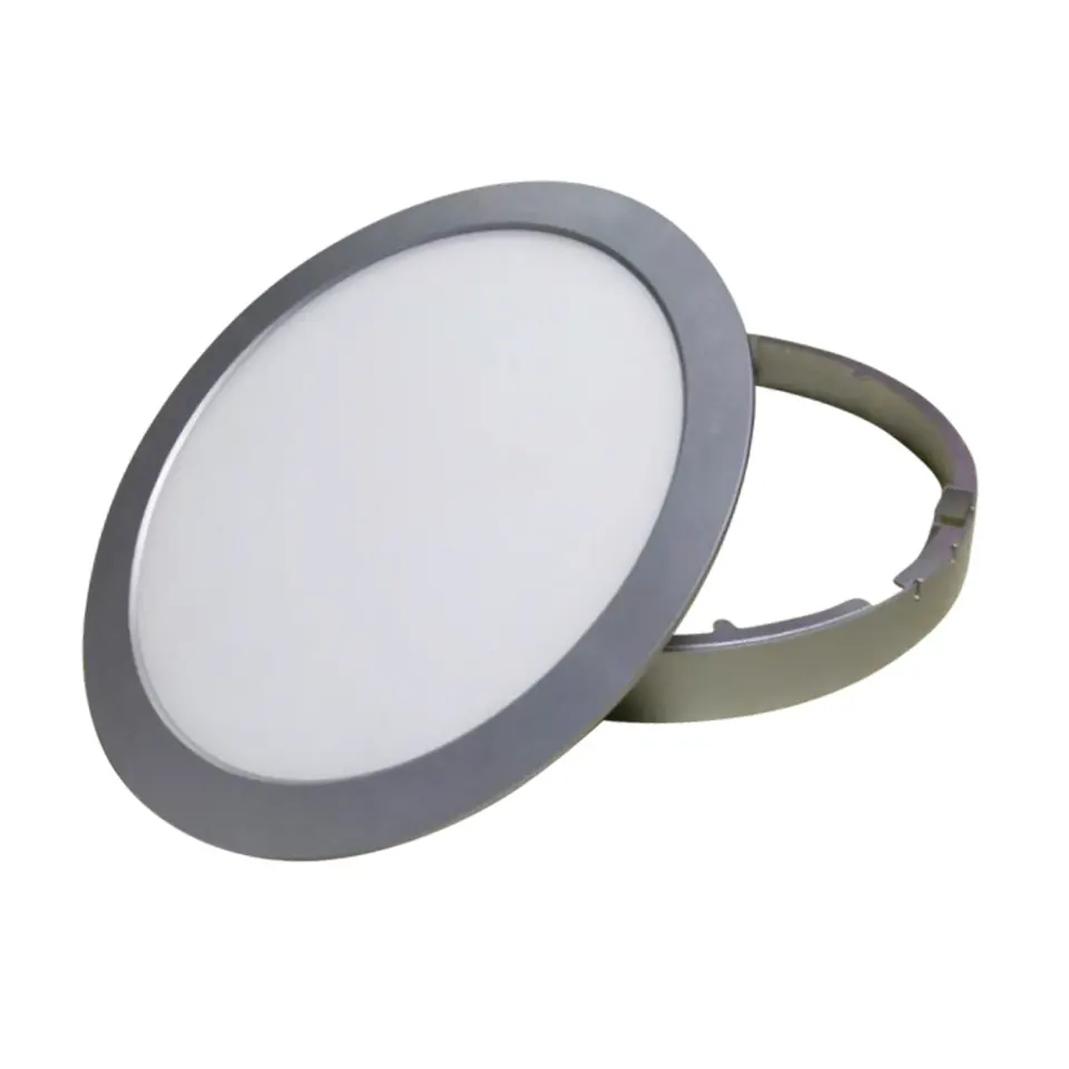 Υ/Κ SILVER LED ROUND PC SLIM PANEL 26W 6000K 1900Lm230V Φ295Ra80