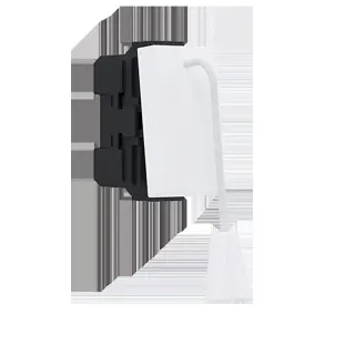 MODYS ΜΠΟΥΤΟΝ ΤΡΑΒΗΧΤΟ ΛΕΥΚΟ 1P 10A 250VAC IP20