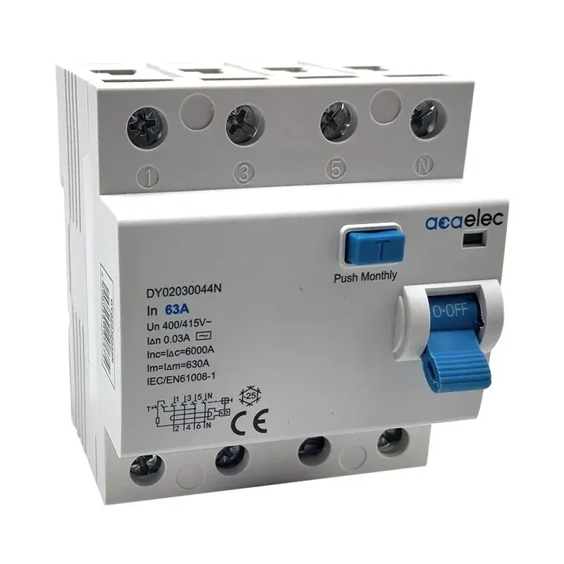RCCB 4P 63A AC 0,03 4M 6KA