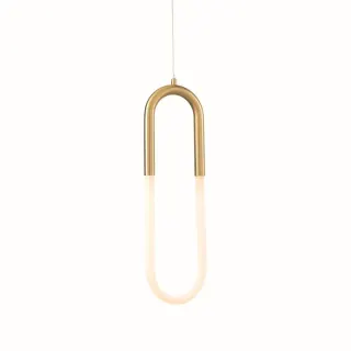 Κρεμαστό Φωτιστικό LED ACA Venus ZM32LEDP15BR Ορειχάλκινο 8W 3000K 560lm IP20