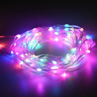 ΛΑΜΠΑΚΙΑ 200 LED ΣΕ ΣΕΙΡΑ ΕΞΥΠΝΗ ΣΥΝΔΕΣΗ ΜΕ ΤΗΛΕΧΕΙΡΙΣΤΗΡΙΟ USB RΕΜΟΤΕ & APP ΚΑΛΩΔΙΟ ΧΑΛΚΟΥ 3m IP44 20m