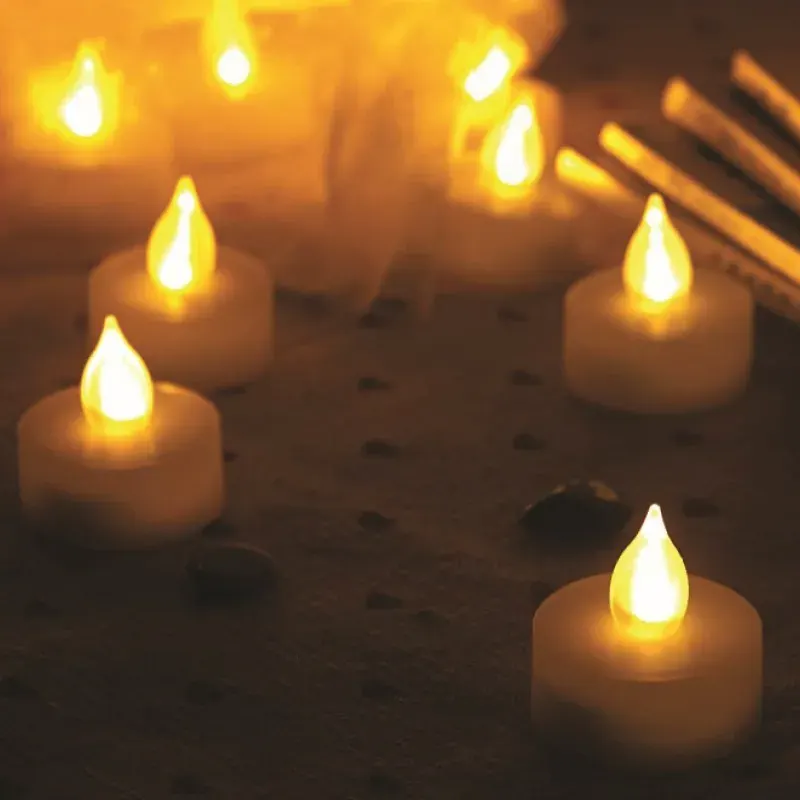 ΔΙΑΚΟΣΜΗΤΙΚΑ ΣΕΤ TEA LIGHTS 4 LED ΘΕΡΜO ΜΕ ΜΠΑΤΑΡΙΕΣ 4xCR2032 (ΔΕΝ ΣΥΜΠ) IP20 5x38mm