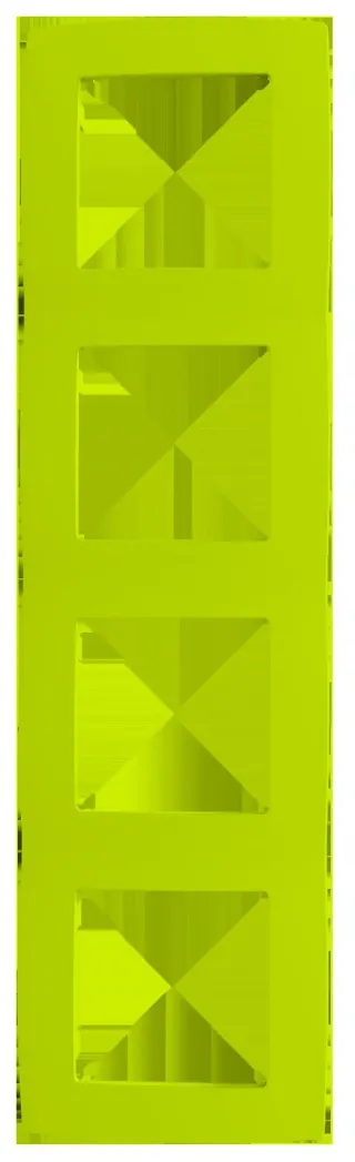 PRIME ΠΛΑΙΣΙΟ 4 ΘΕΣΕΩΝ ΛΑΧΑΝΙ IP20