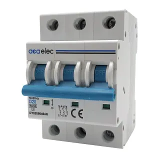 MCB 3P D20 6KA 3M