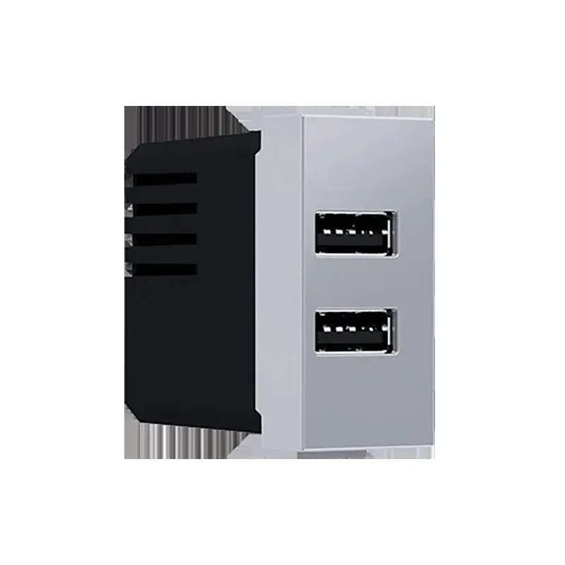 MODYS ΠΡΙΖΑ ΤΡΟΦΟΔΟΣΙΑΣ ΑΣΗΜΙ USB ΦΟΡΤΙΣΤΗΣ 2XUSB 5VDC 2X1.2A IP20