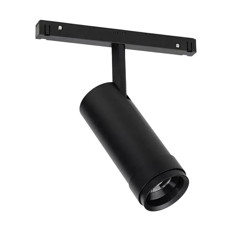 ΦΩΤΙΣΤΙΚΟ ΡΑΓΑΣ ΜΑΥΡΟ ΜΑΓΝΗΤΙΚΟ ZOOMABLE ΣΠΟΤ 48V DC 20W 4000K 1680LM MAx. 20-50°Ra90 Φ58x152mm OSRAM